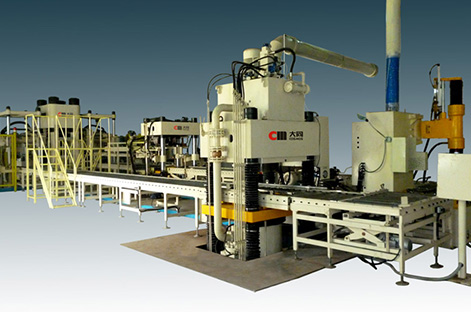 Automatic production line of resin wheel