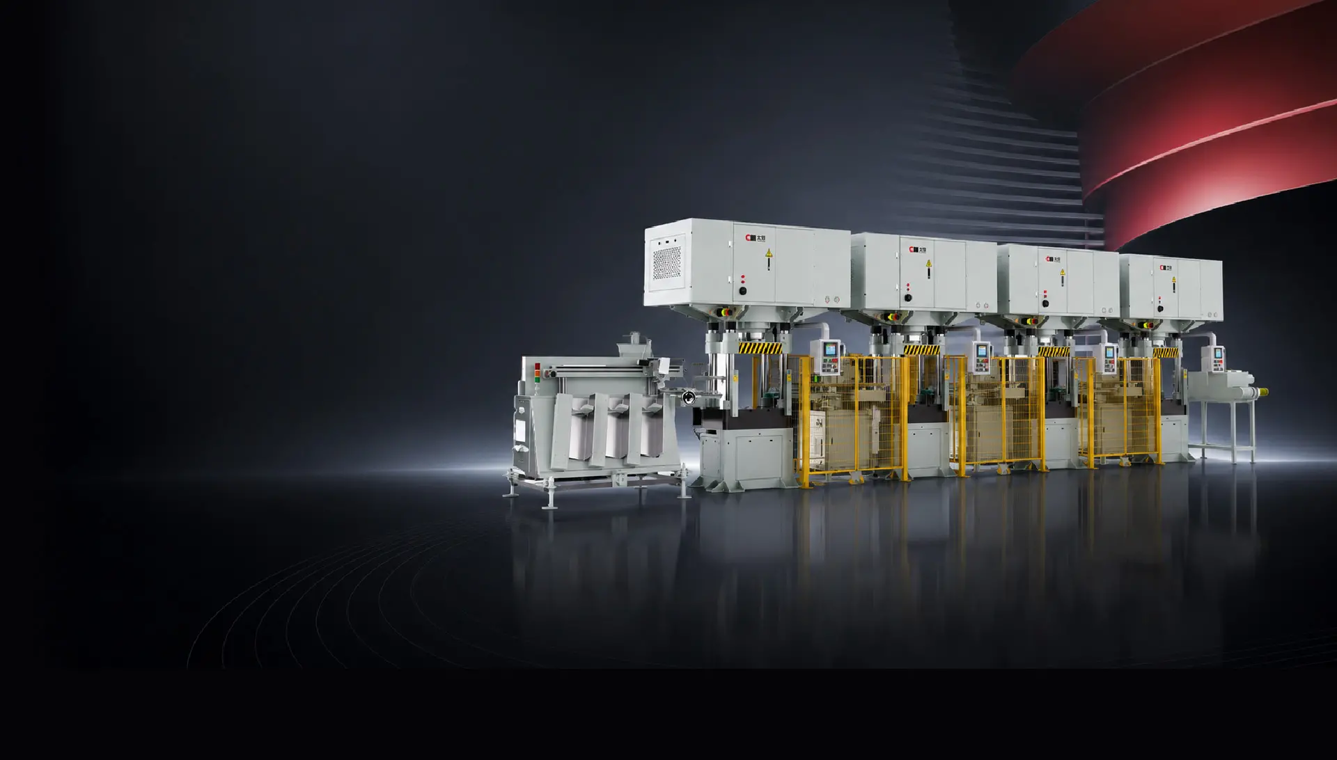 Cosmos Press industrial hydraulic press manufacturing